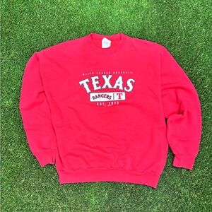 Texas Rangers Red Sweater